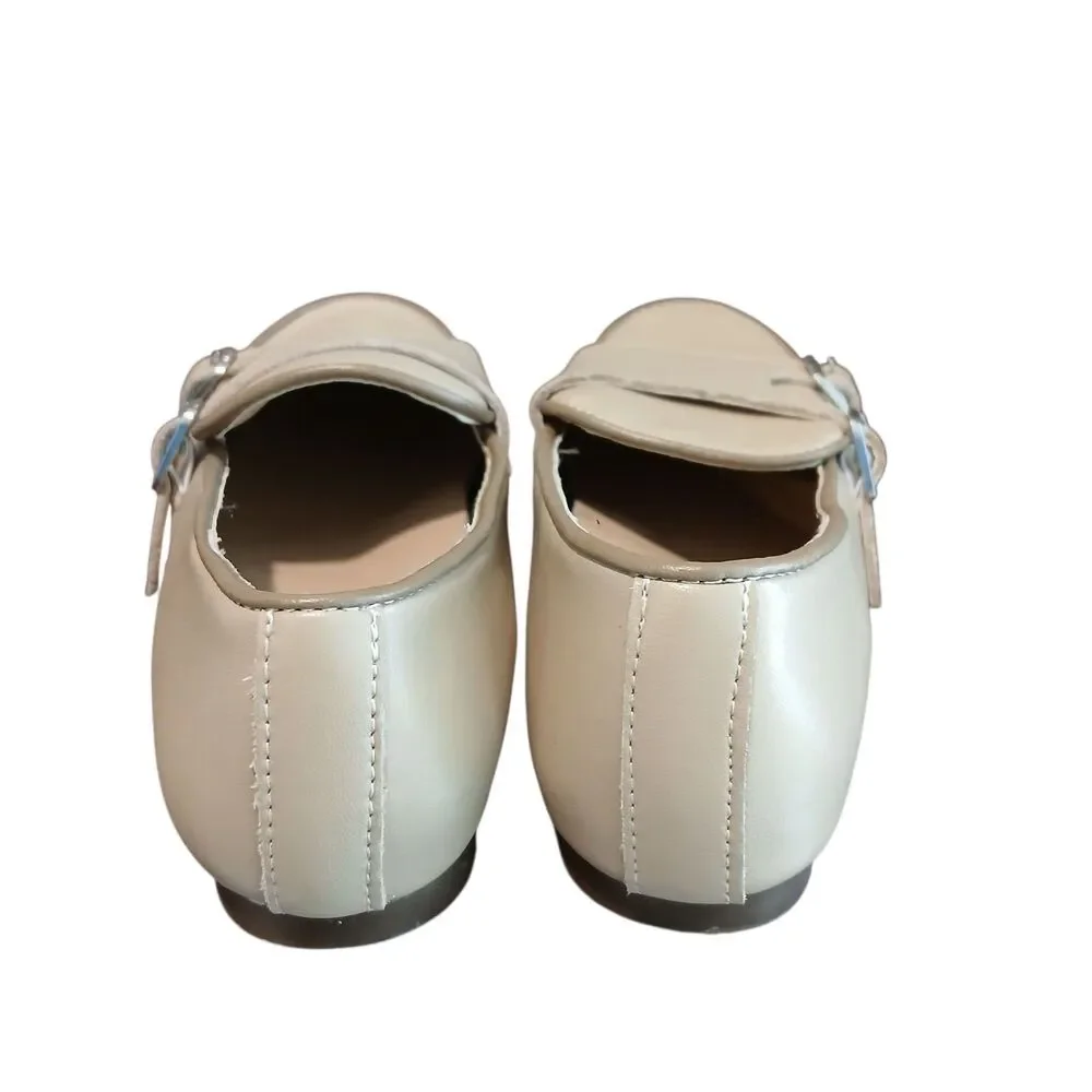 NEW Emerald Label Leather Double Buckle FLats Dress Shoe Size 11.5 Slip On